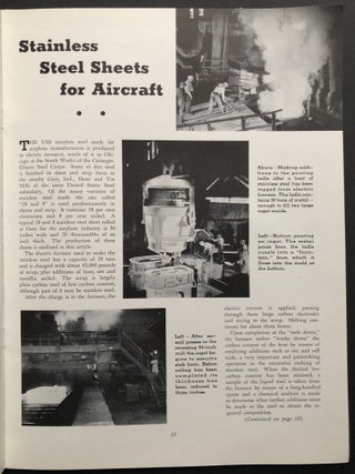 3 issues of U. S. Steel News magazine, April & November 1937, April 1940