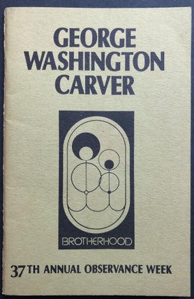 Item #H35664 1981 souvenir program book for George Washington Carver Week activities, Pittsburgh