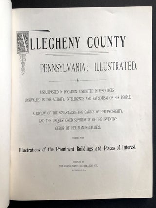 Allegheny County Pennsylvania; Illustrated
