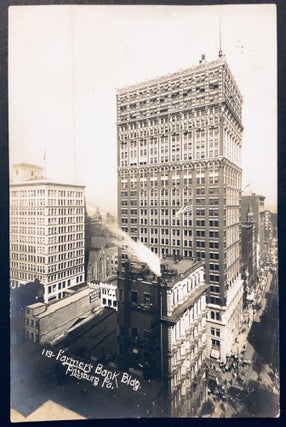 Item #H35700 Original 9x6 photograph of Farmers Bank Building, Pittsburgh PA, ca. 1910