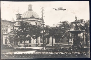 Item #H35704 Ca. 1910 9x6 photo of the Post Office, Allegheny PA Pittsburgh North Side