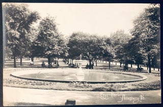 Item #H35706 Original ca. 1910 9x6 photo East Park, Allegheny PA, Pittsburgh North Side