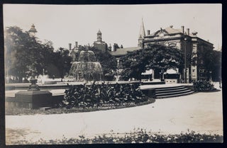 Item #H35709 Original ca. 1910 9x6 photo East Park Fountain, Allegheny PA, Pittsburgh North Side
