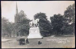 Item #H35713 Original 9x6 ca. 1910 photo Washington's Monument Allegheny PA Pittsburgh North Side