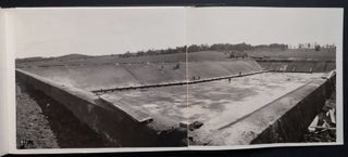 Photo album documenting 1926 construction of 5 million gallon reservoir near Pittsburgh