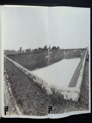 Photo album documenting 1926 construction of 5 million gallon reservoir near Pittsburgh
