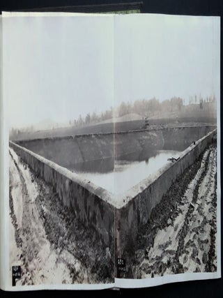 Photo album documenting 1926 construction of 5 million gallon reservoir near Pittsburgh