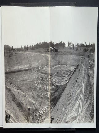Photo album documenting 1926 construction of 5 million gallon reservoir near Pittsburgh