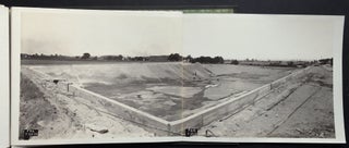 Photo album documenting 1926 construction of 5 million gallon reservoir near Pittsburgh