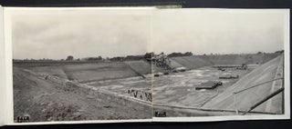 Photo album documenting 1926 construction of 5 million gallon reservoir near Pittsburgh