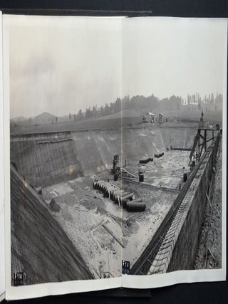 Photo album documenting 1926 construction of 5 million gallon reservoir near Pittsburgh
