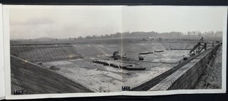 Photo album documenting 1926 construction of 5 million gallon reservoir near Pittsburgh