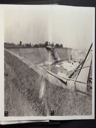 Photo album documenting 1926 construction of 5 million gallon reservoir near Pittsburgh