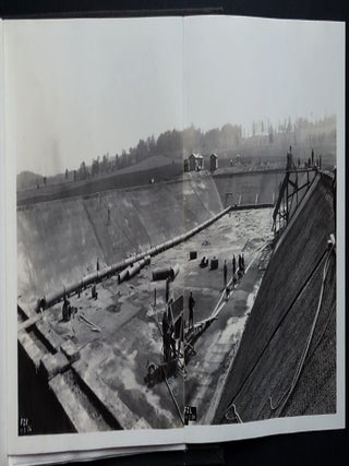 Photo album documenting 1926 construction of 5 million gallon reservoir near Pittsburgh