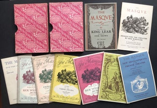 Item #H35726 The Masque nos. 1-9 complete, in publisher's slipcases. Lionel Carter, Cecil Beaton,...