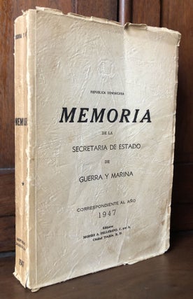 Item #H35735 Memoria de la secretaria de estado de guerra y marina, Coprrespondiente al ano 1947....