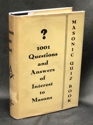 Item #H35759 Masonic Quiz Book "Ask Me Another, Brother" A Masonic Primer. Wm. O. Peterson