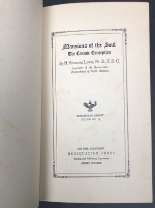 Mansions of the Soul: The Cosmic Conception
