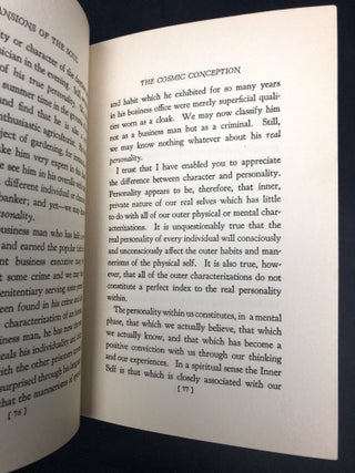 Mansions of the Soul: The Cosmic Conception