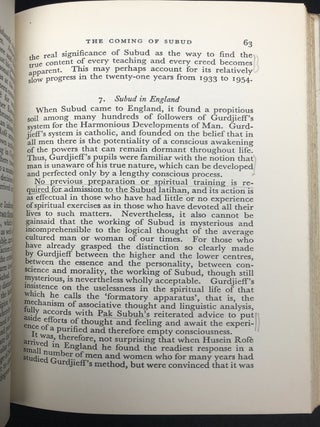 Concerning Subud: The Story of A New Spiritual Force