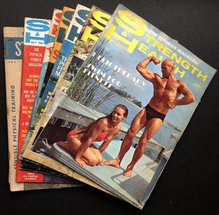 Item #H35841 7 issues of Strength & Health magazine, 1963-1970; body building, weight lifting....