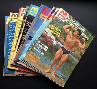 Item #H35842 14 issues of Muscular Development magazine, 1964-1971, body building, weight...