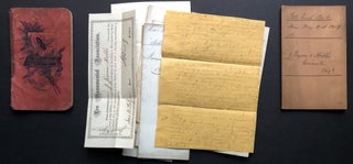 Item #H35869 1869 "Petty Cash Book" for Payne & Hobbs general store, Covington VA plus misc....