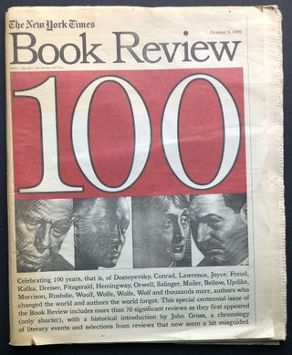 Item #H35891 100th Anniversary issue of THE NEW YORK TIMES BOOK REVIEW, October 6, 1986