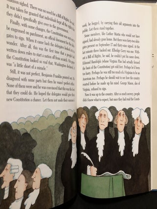 Shh! We're Writing the Constitution -- inscribed by Fritz