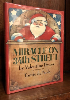 Item #H36002 Miracle on 34th Street -- inscribed by dePaola. Valentine Davies, Tomie dePaola