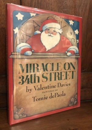 Item #H36003 Miracle on 34th Street -- inscribed by dePaola. Valentine Davies, Tomie dePaola