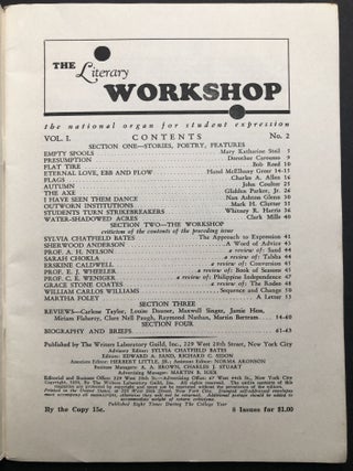 The Literary Workshop, Vol. I no. 2, 1934