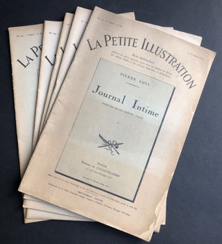 Item #H36146 Journal Intime, in La Petite Illustration, 29 Nov. 1924 - 17 Jan. 1925, 5 parts....