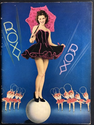 Item #H36154 1939 souvenir book of the Roxy Theatre, New York City. Homer Harman, photos, ed....