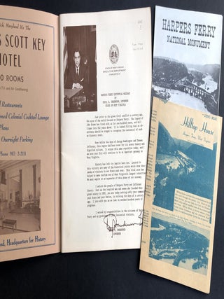 1959 Historical Booklet: Centennial Observance, John Brown Raid, Harpers Ferry, West Virginia, October 15, 16, 17, 18 - 1959