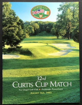 Item #H36264 2002 souvenir book for 32nd Curtis Cup Match, Fox Chapel Golf Club, Pittsburgh PA