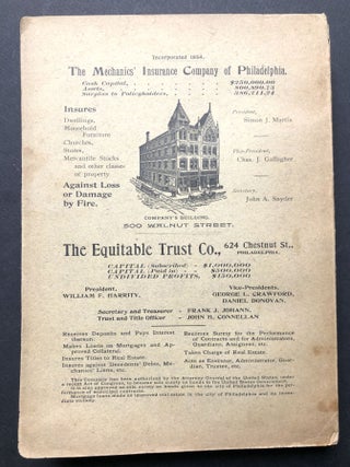Historical Sketches of the Catholic Churches and Institutions of Philadelphia, A Parish Register and Book of Reference