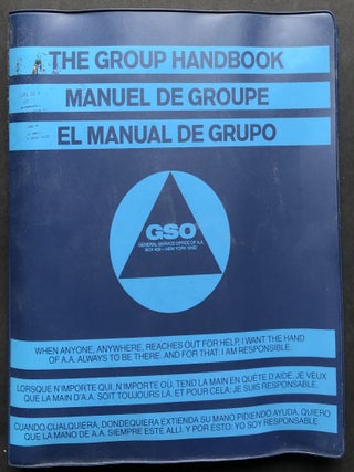 Item #H36278 The Group Handbook (1983 vinyl binder with lots of brochures, AA Service Manual,...