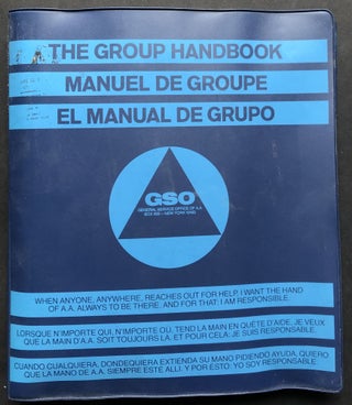 Item #H36278 The Group Handbook (1983 vinyl binder with lots of brochures, AA Service Manual,...