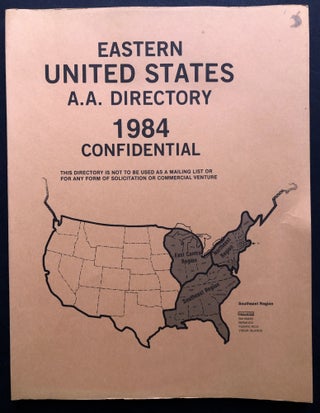 The Group Handbook (1983 vinyl binder with lots of brochures, AA Service Manual, Eastern United States A. A. Directory for 1984, etc.)