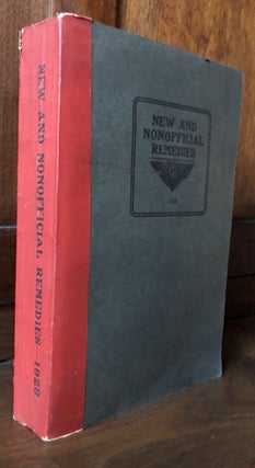 Item #H36301 New and Nonofficial Remedies, 1929. American Medical Association