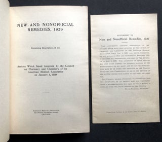 New and Nonofficial Remedies, 1929