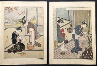 Descriptive Catalogue of Japanese Colour-Prints, with portfolio, insc. by Mosle