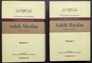 Item #H36334 The Translation of the Meanings of Summarized Sahih Muslim: Arabic-English, 2...