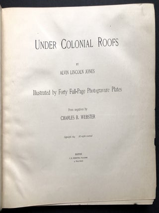 Under Colonial Roofs