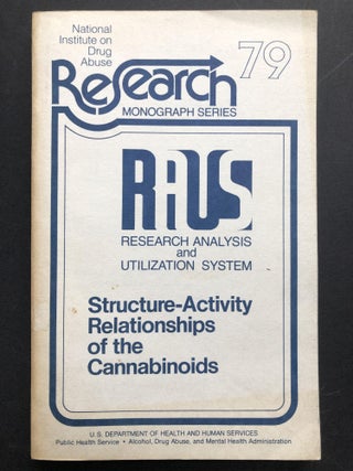 Item #H36602 Structure-Activity Relationships of the Cannabinoids. Rao S. Rapaka, eds Alexandros...