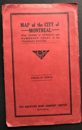 Item #H36615 Map of the City of Montreal, 1931. James Morrison