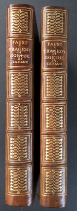 Item #H36642 Faust, Part 2, Vols. 1 & 2, complete (fine binding, 1906, limited edition, half...