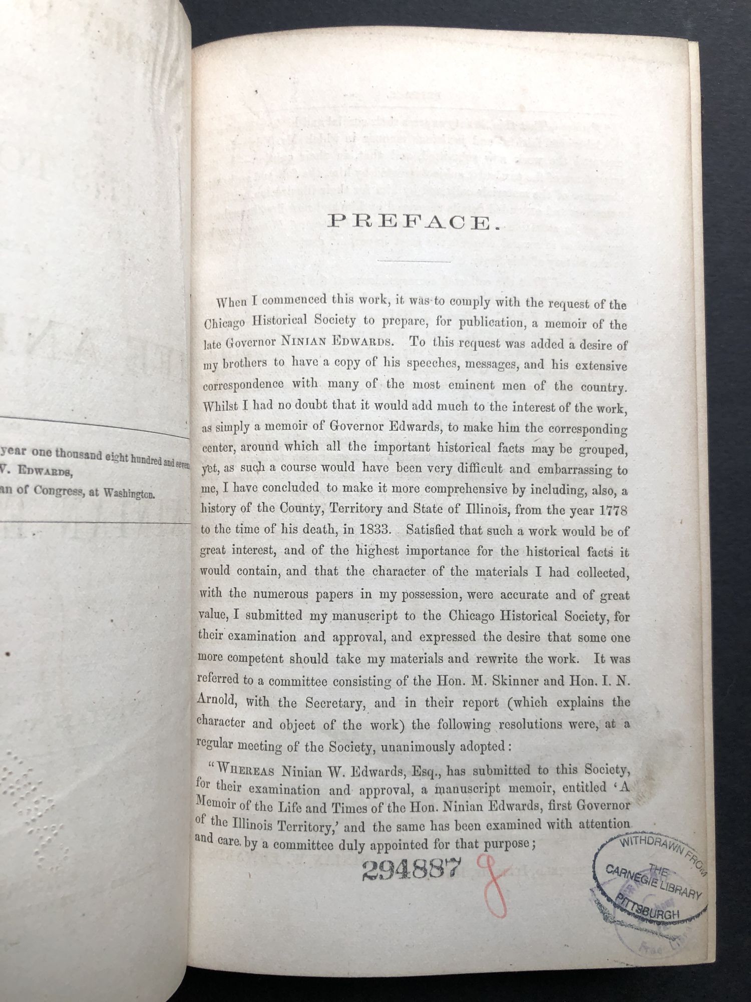History of Illinois from 1778 to 1833 and Life and Time of Ninian ...