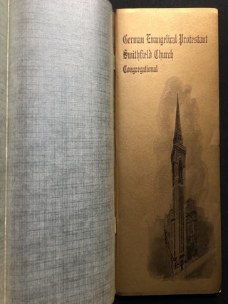 150th Anniversary of German Evangelical Protestant Smithfield Church, 1932, Pittsburgh